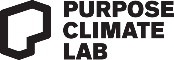 logo firmy Logotyp Purpose Climate Lab, partnera Climate Strategies Poland na rzecz działań ekologicznych, aby zredukować ślad węglowy oraz emisje CO2 współpracującej z Climate Strategies Poland